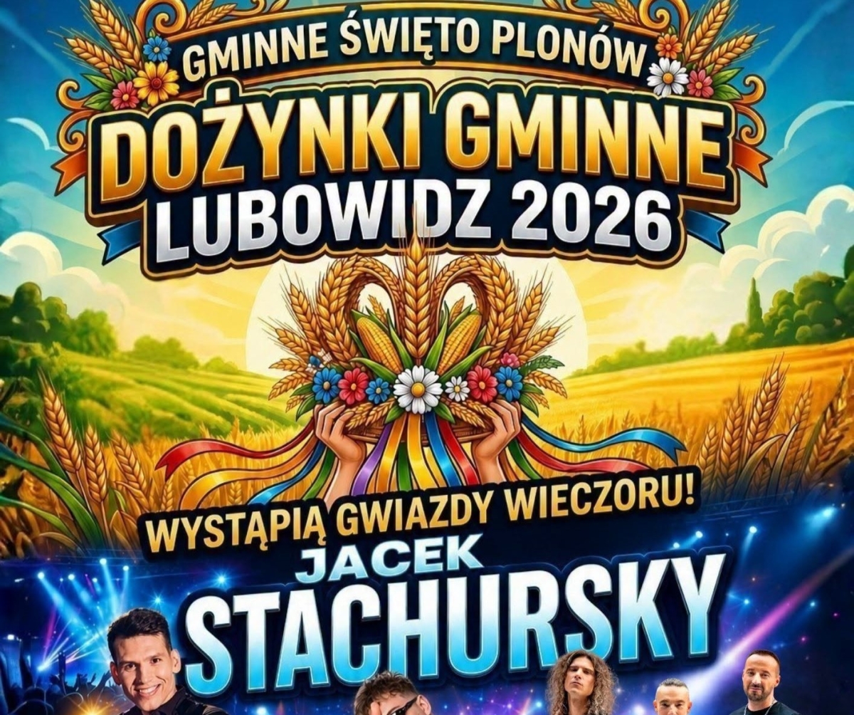 Dożynki Gminne w Lubowidzu. Na scenie Jacek Stachursky, Bayera i Wac Toja